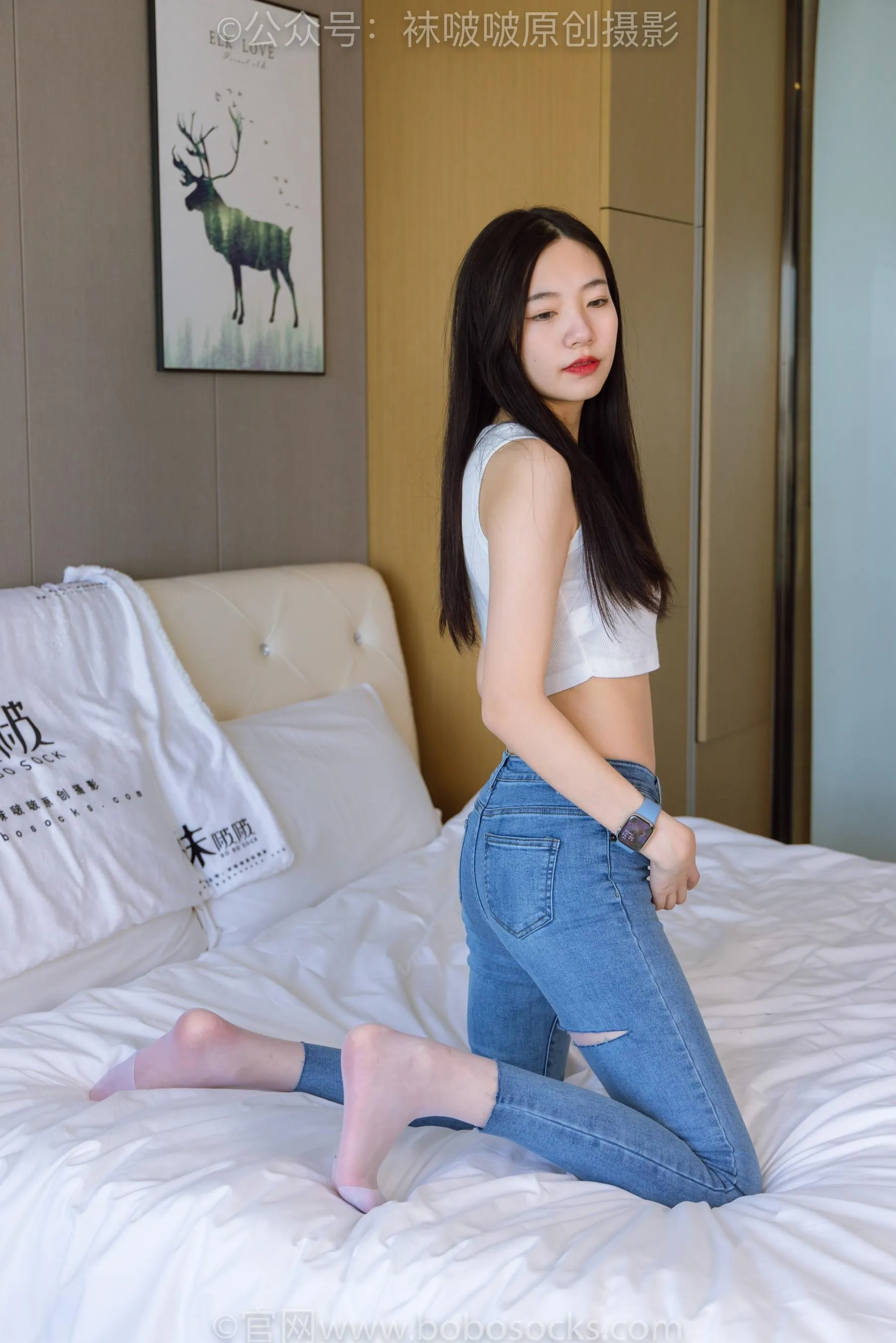 [BoBoSocks袜啵啵]NO.201 小甜豆-高跟鞋、白丝 [87P]插图2